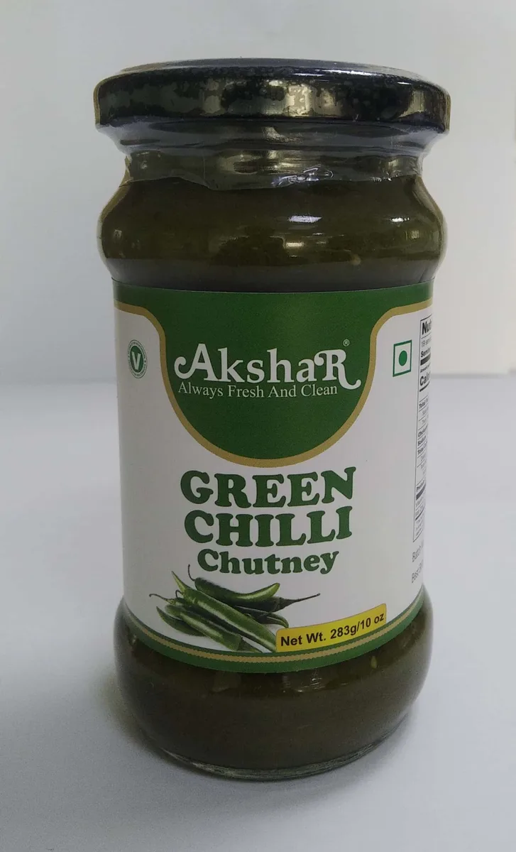 Akshar Green Chilli Chutney 325g