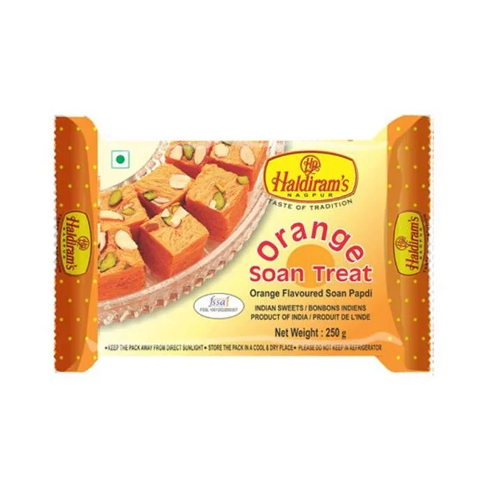 Hadirams Soan Papdi Orange 250g