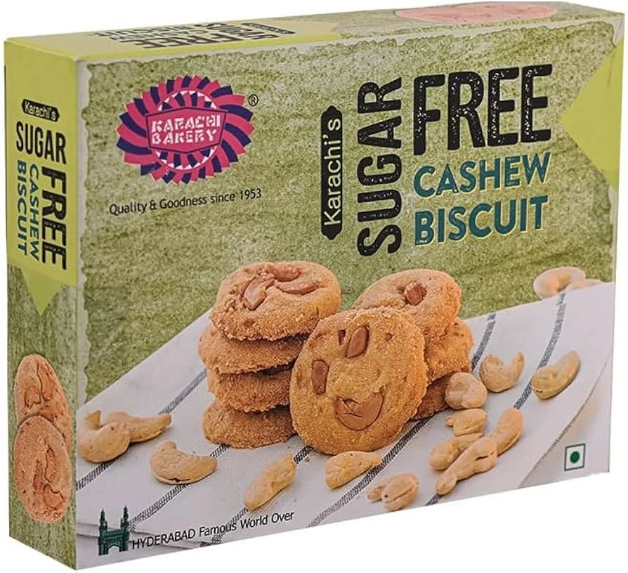 Karachi bakery Sugar Free Cashew Biscuit 400g