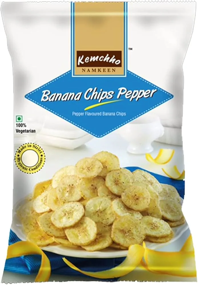 Kemchho Banana Chips Pepper 270g