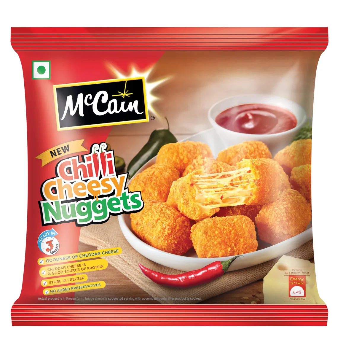 Mccain Chilli Cheesy Nuggets 400g