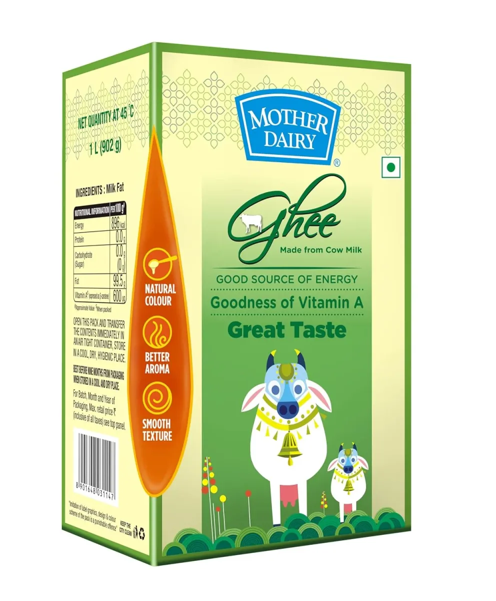 Mothers Dairy Pure Ghee 1ltr