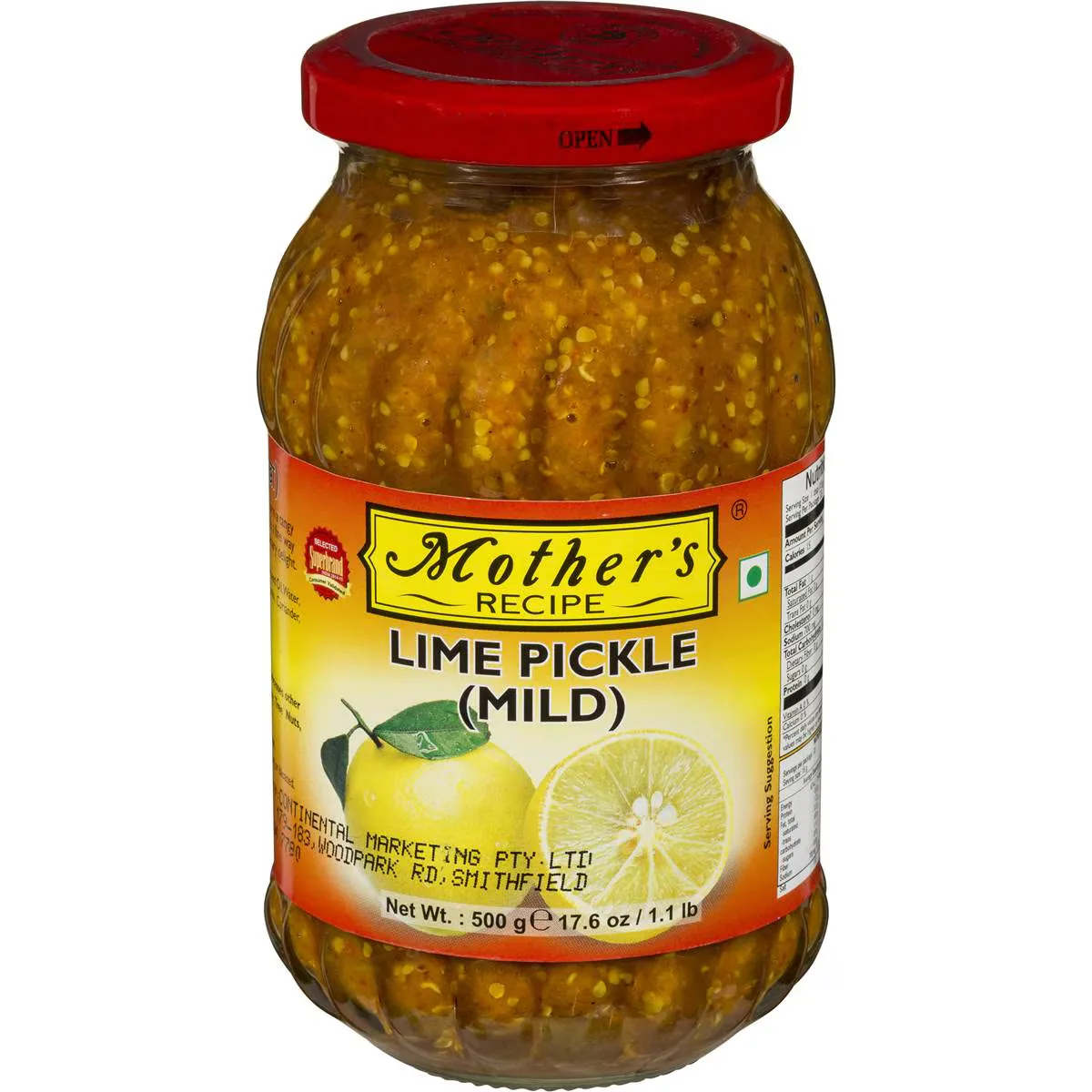 Mothers Lemon Mild Pickle 300g