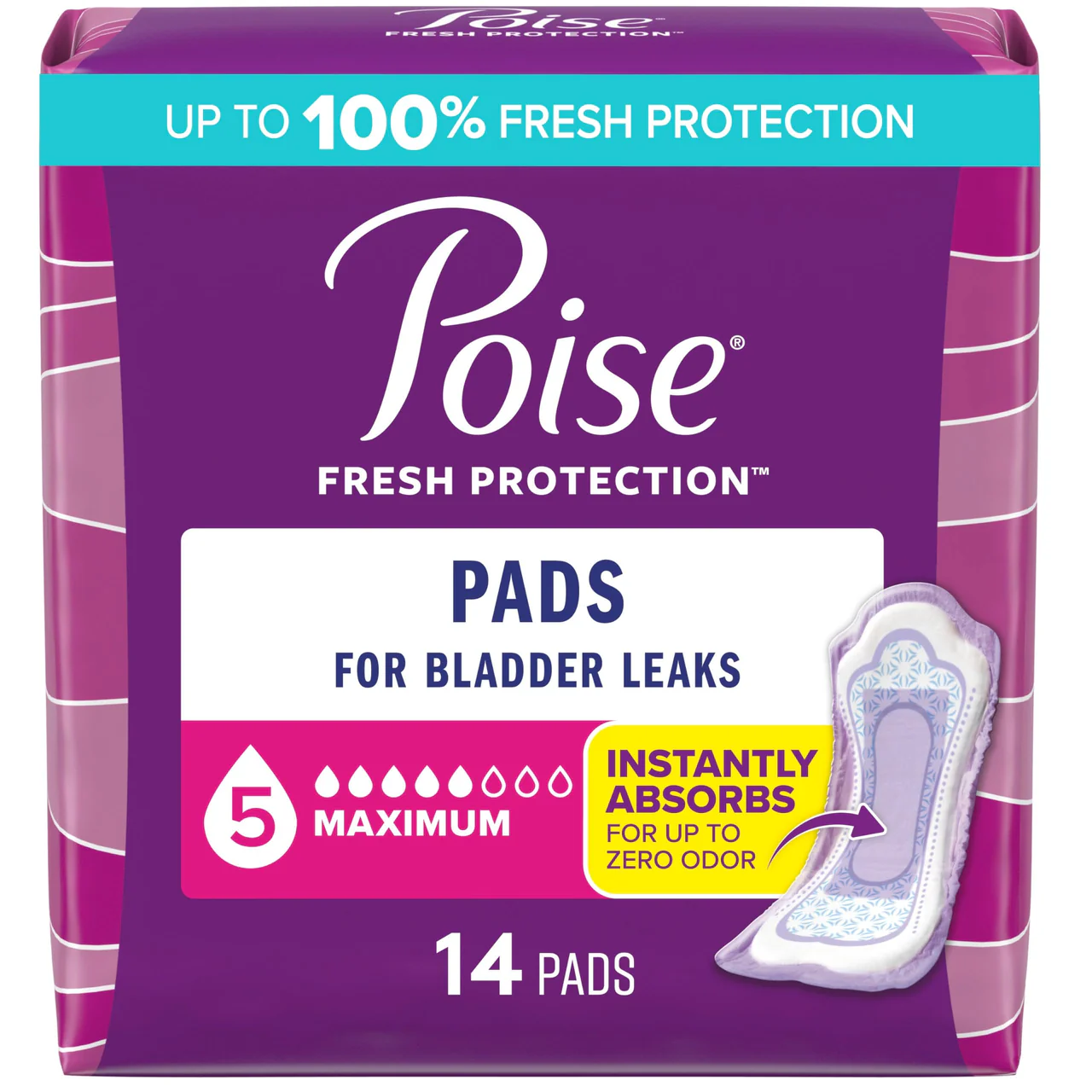 Poise Extra Pad 10s