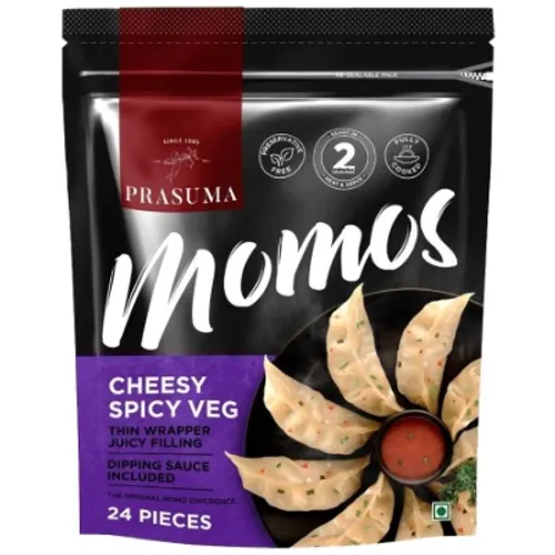 Prasuma Momos Cheesy Spicy Veg 230g