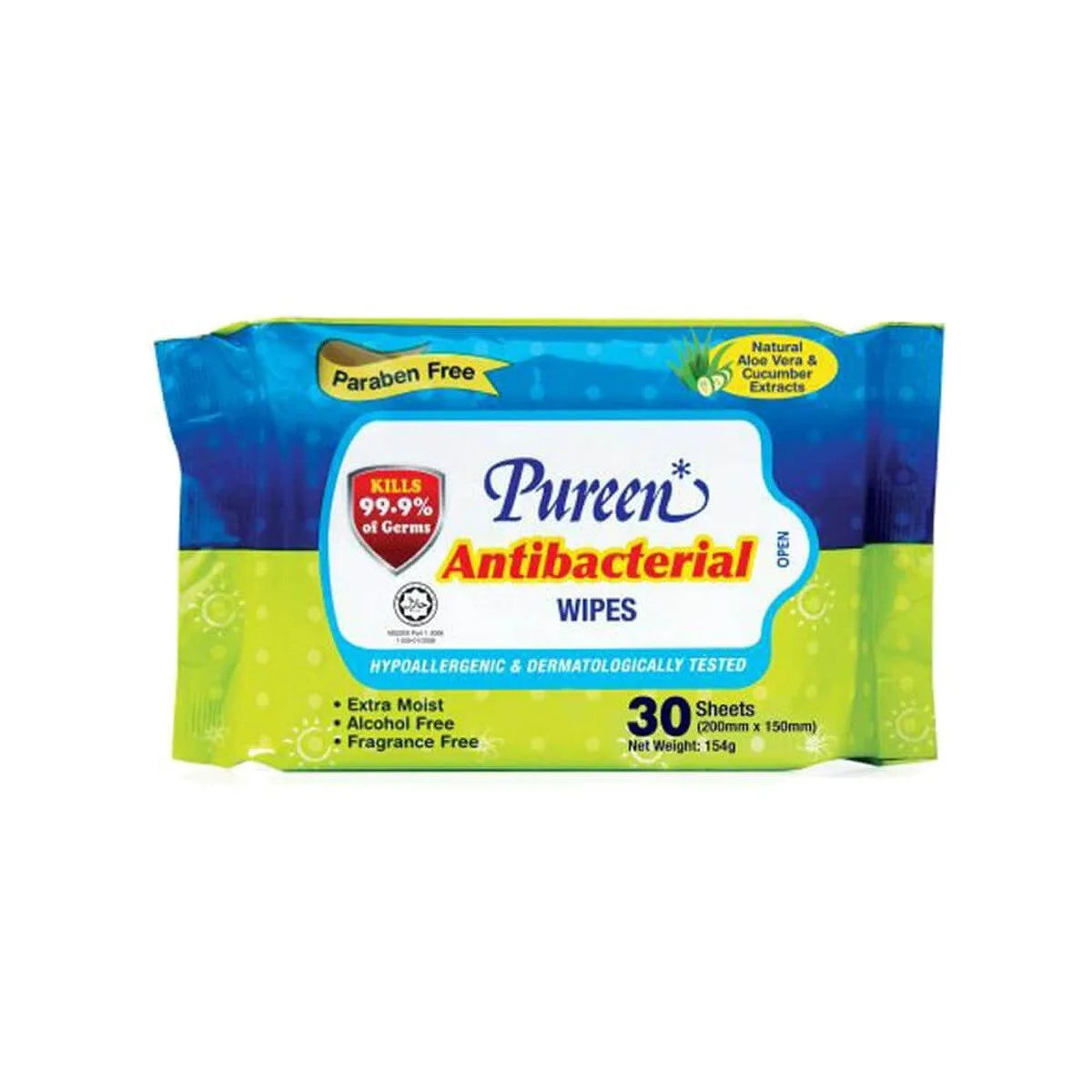Pureen Antibacterial Wet Wipes