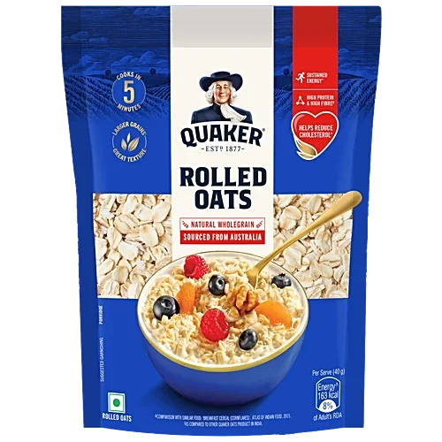 Quaker Whole Rolled Oatmeal 900g