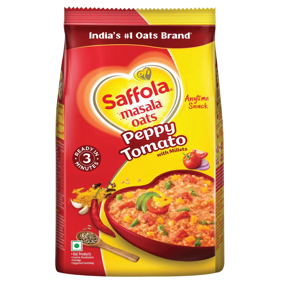 Saffola Peppy Tomato Oats 500g
