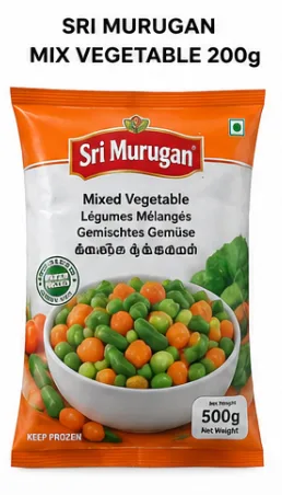 Sri murugan Mix Vegetable 200g