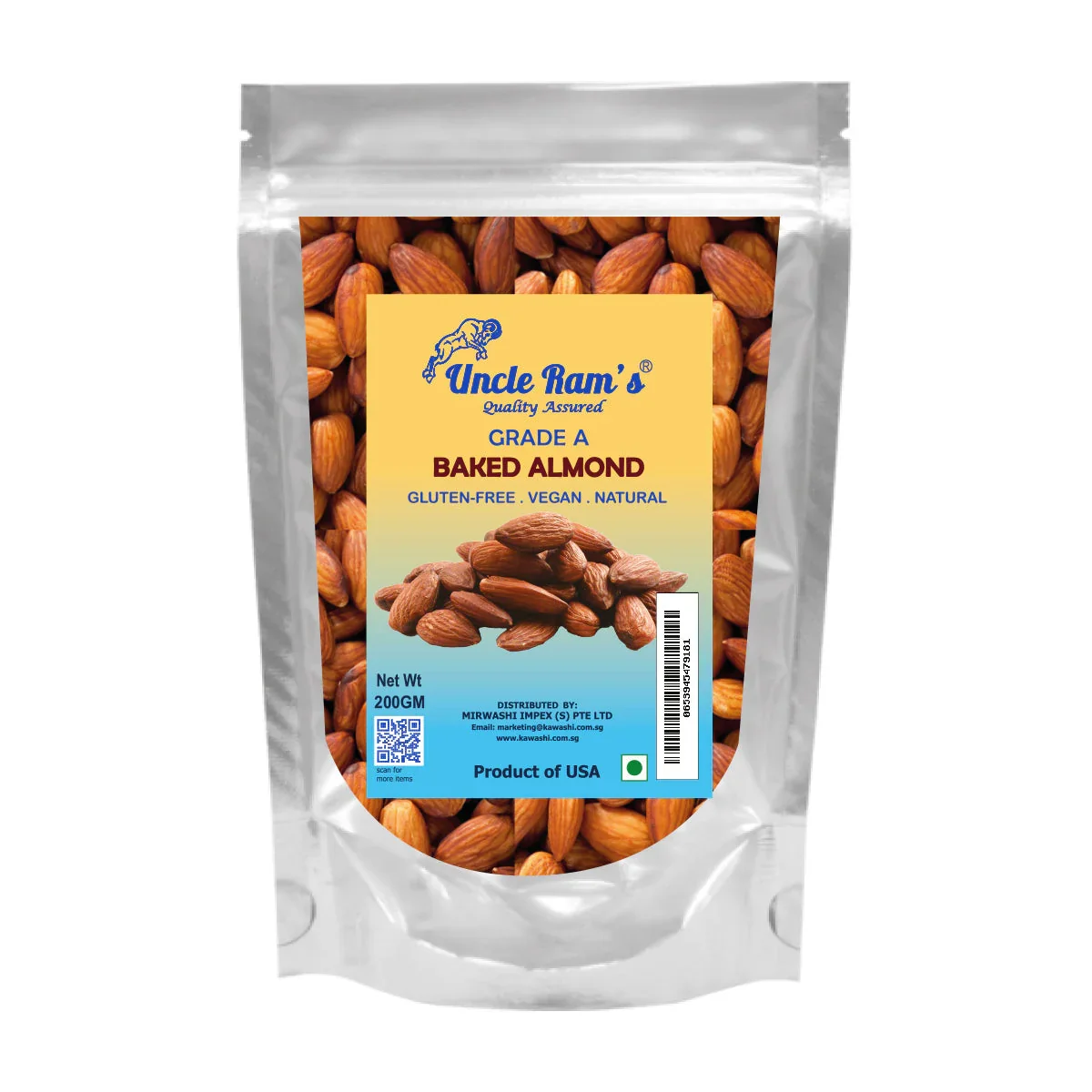 Uncle ram Almond 250g
