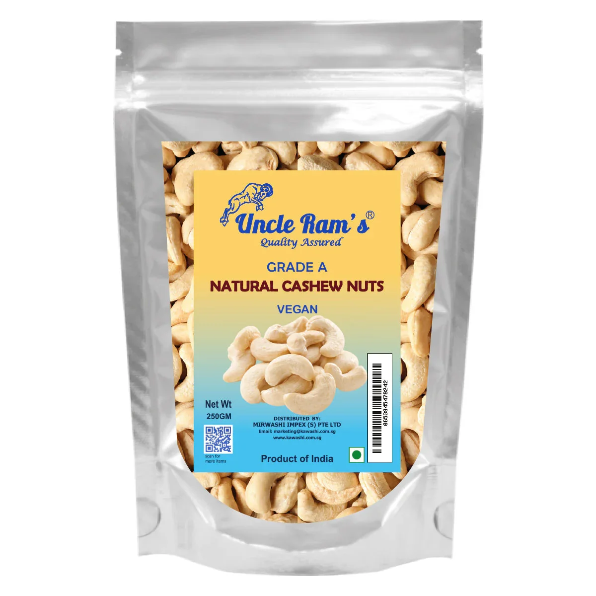 Uncle ram Cashew 250g