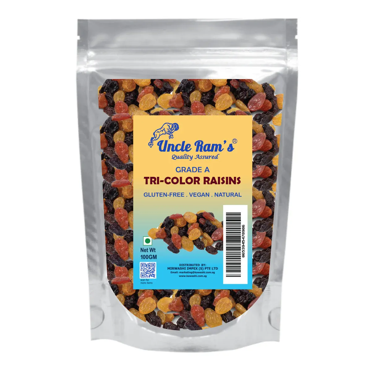 Uncle ram Tri Colour Raisin 200g