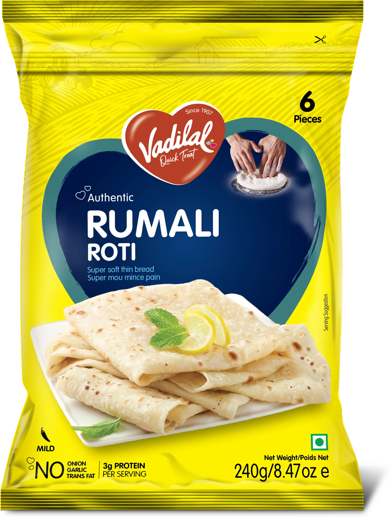 Vadilal Rumali Roti 240g