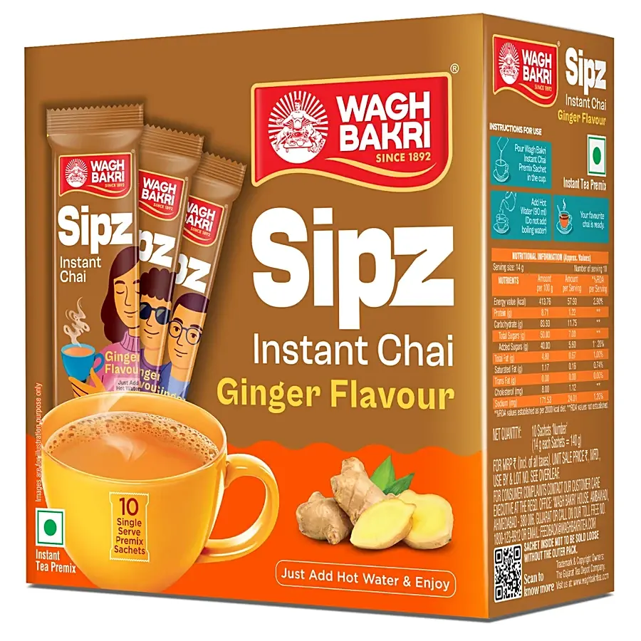 Waghbakry Ginger Tea 3in1